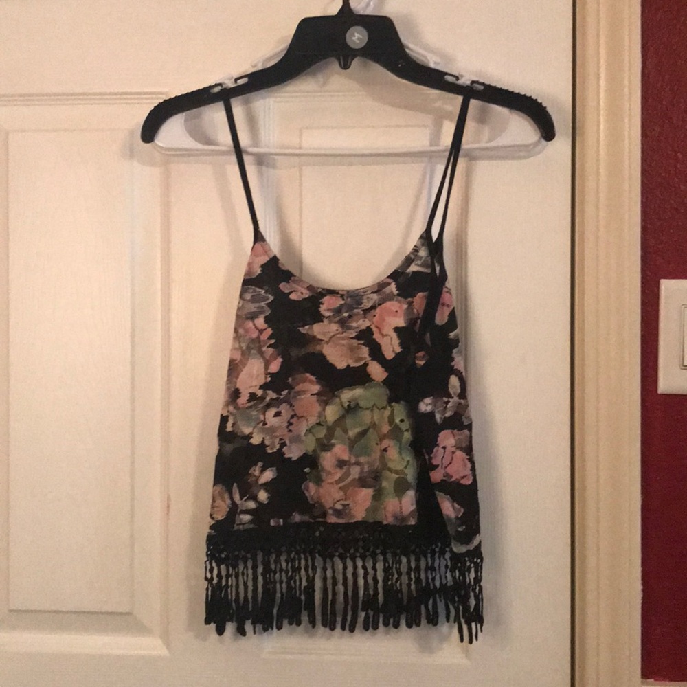Lace crop top
